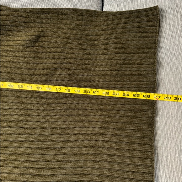 Ralph Lauren Olive Ribbed Mock Turtleneck Sweater - Picture 12 of 14